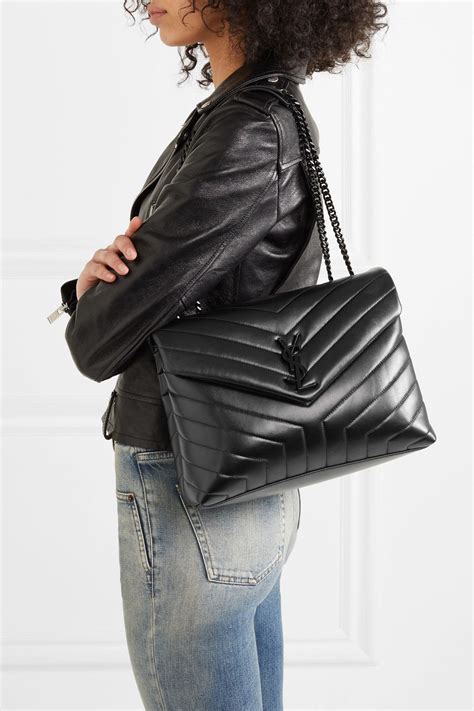 sac loulou medium ysl|Medium Loulou Quilted Puffer Leather Shoulder Bag.